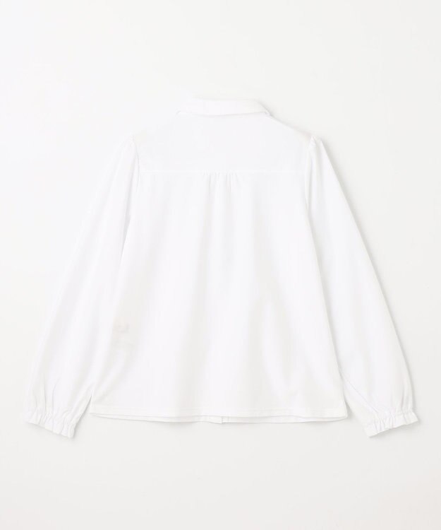 組曲 KIDS 【150-170㎝】リボンタイ2WAY ブラウス オフホワイト系