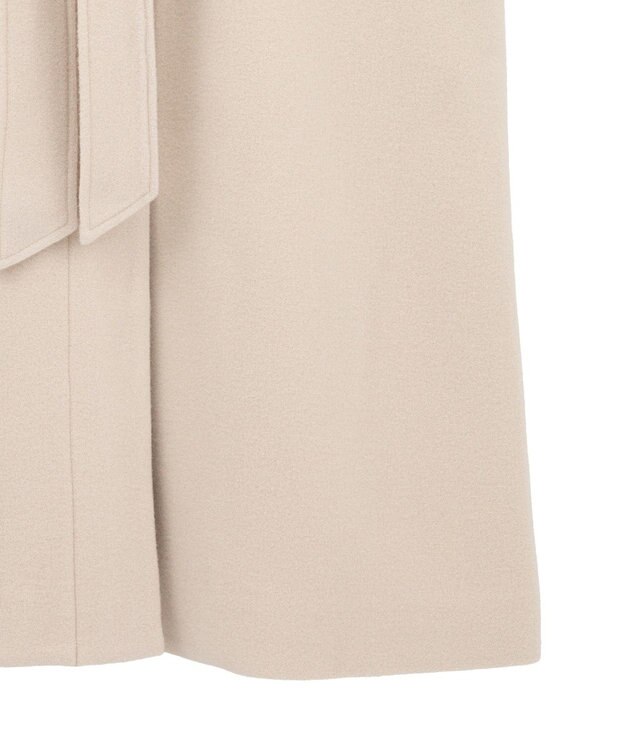 YECCA VECCA ウール混ステンカラーロングコート Light Beige