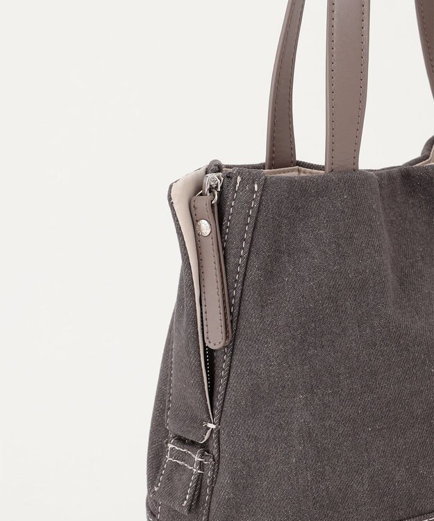 Y'SACCS デニムトートバッグ　Sサイズ グレー