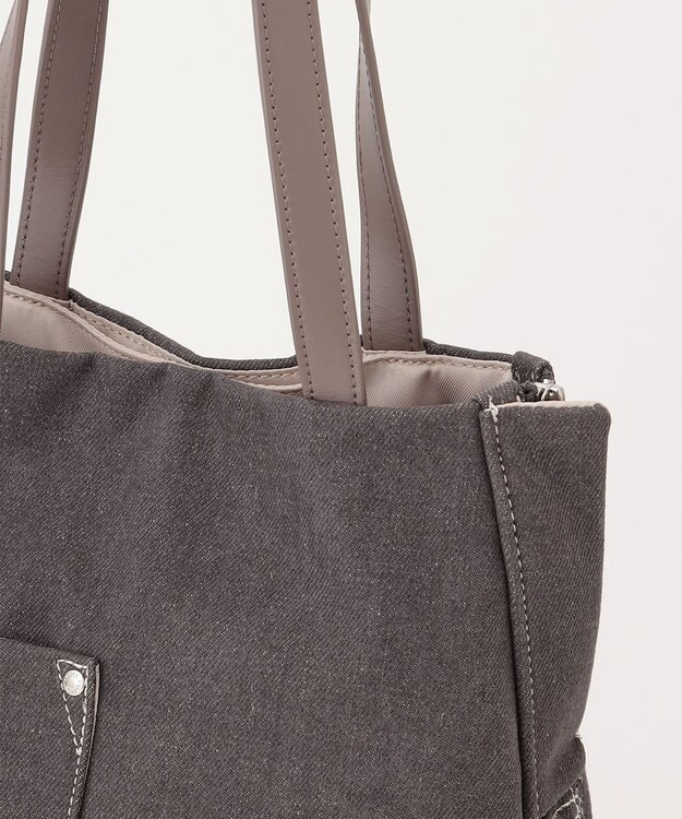 Y'SACCS デニムトートバッグ　Sサイズ グレー