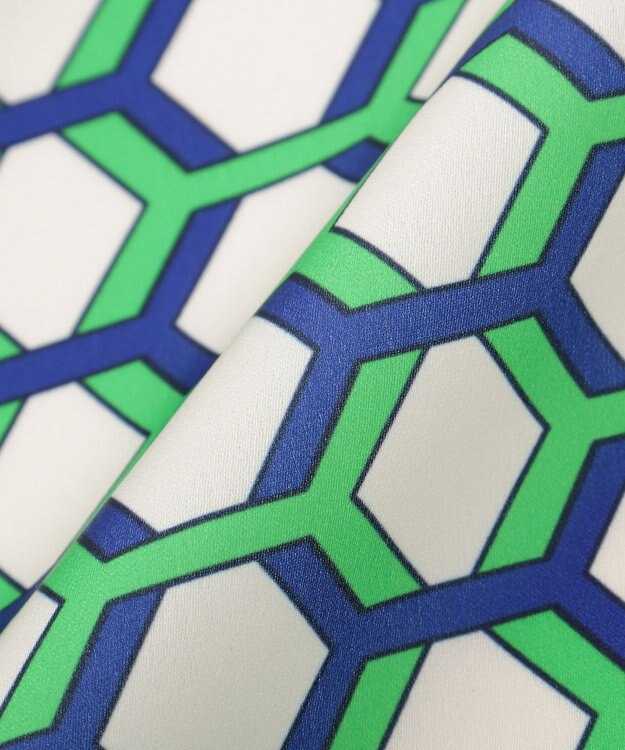 AMERICAN HOLIC 亀甲柄スカーフ Brown