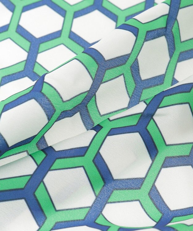 AMERICAN HOLIC 亀甲柄スカーフ Brown