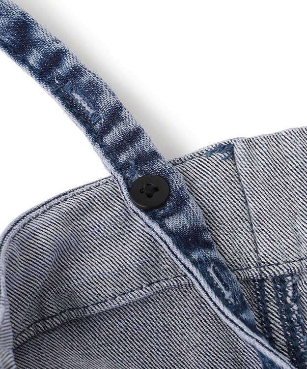 UNFILO L UNFILO DENIM オールインワン ミッドブルー