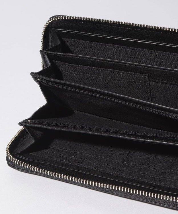 LANVIN en Bleu ベルシー ラウンドファスナー長財布 ブラック