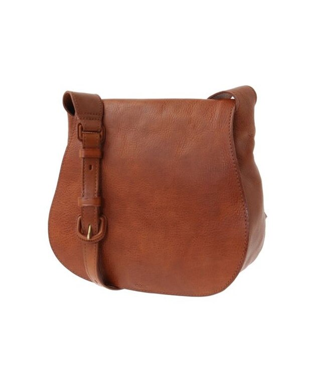 genten クオイオ ルウィド かぶせ付きショルダーバッグ チャ