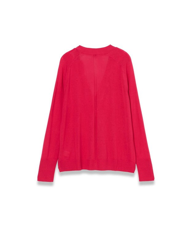 JOSEPH スーパーファインシルク　カーディガン Fuchsia