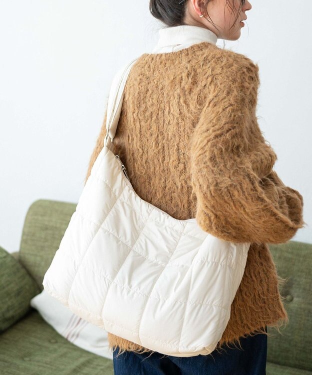 WEGO BIGパテッドワンショルダー ホワイト