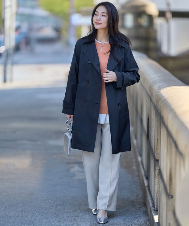 ICB ハイツイストドライメッシュ ワイドストレートパンツ トープ