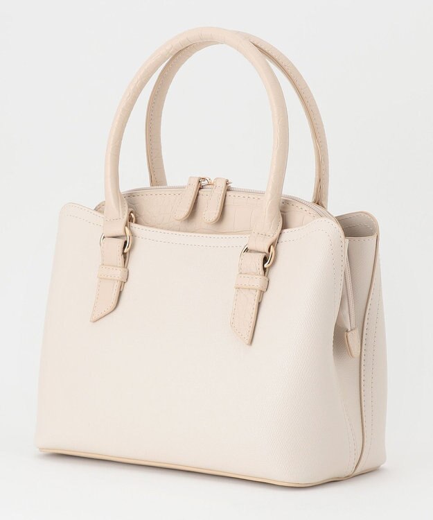 ANY SIS 【美人百花7月号掲載】レディノーブルスクエアブガッティ バッグ アイボリー