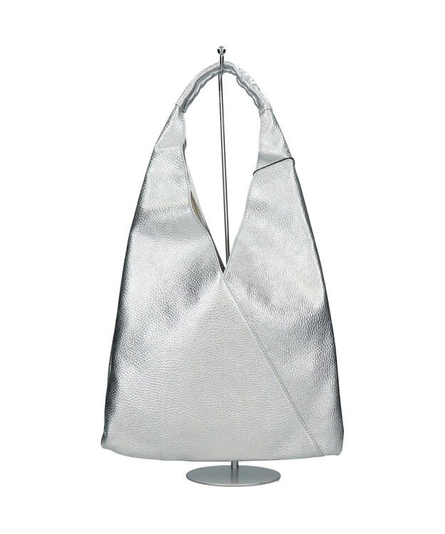 INTER-CHAUSSURES 【ANDREA CARDONE】ソフトカーブ ワンハンドルバッグ（レギュラー） シルバー