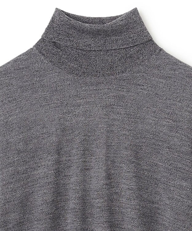 JOSEPH HOMME ウォッシャブルメリノ　タートルネックニット ライトグレー系