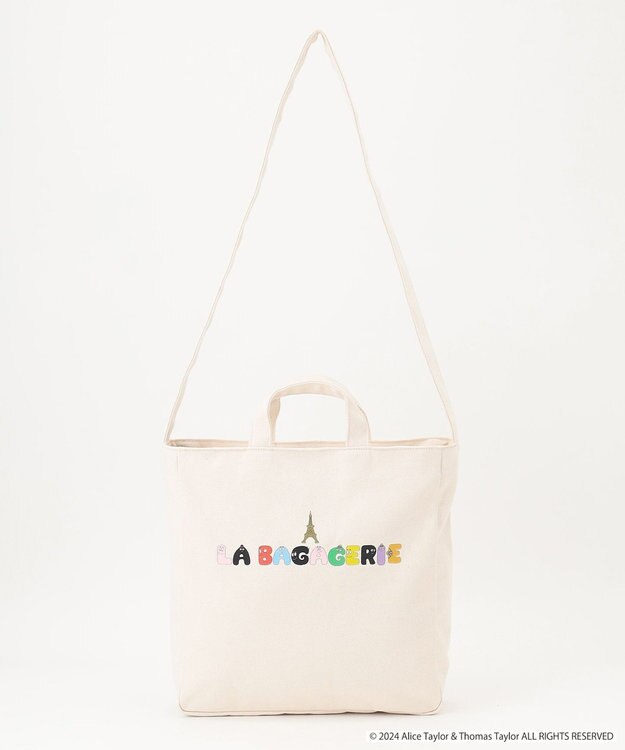 LA BAGAGERIE BARBAPAPA×LA BAGAGERIE   バーバパパコラボ　2WAYバッグ　M ナチュラル