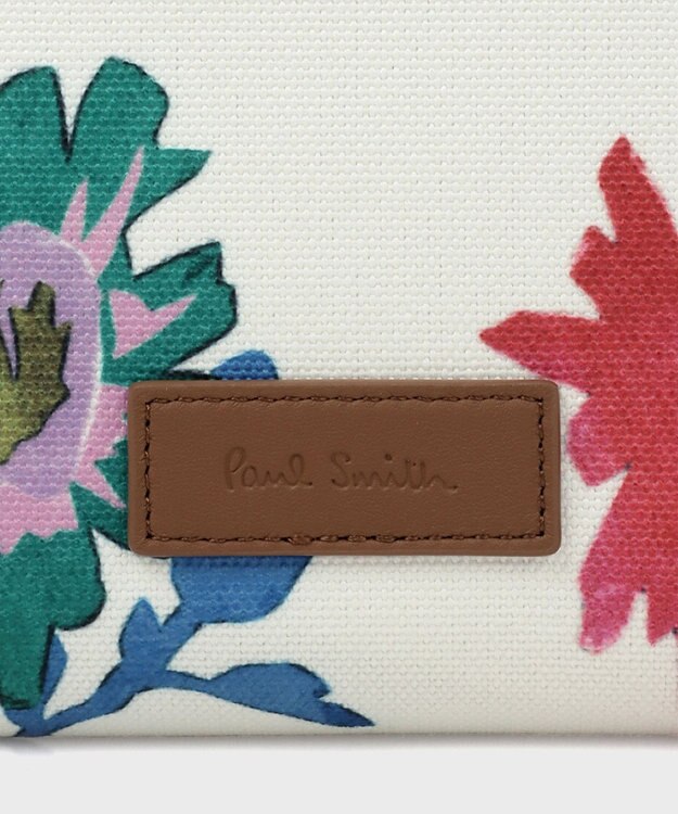 Paul Smith プリントキャンバスSS26 トートバッグ オフホワイト