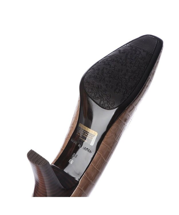 Riz raffinee <Riz raffinee>スクエアトゥパンプス ダークベージュカタオシ