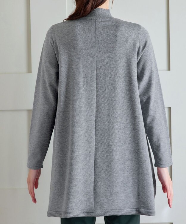 Tiaclasse ポケット付きニットチュニック グレー