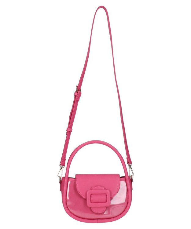 earth music&ecology リングハンドルバッグ Pink