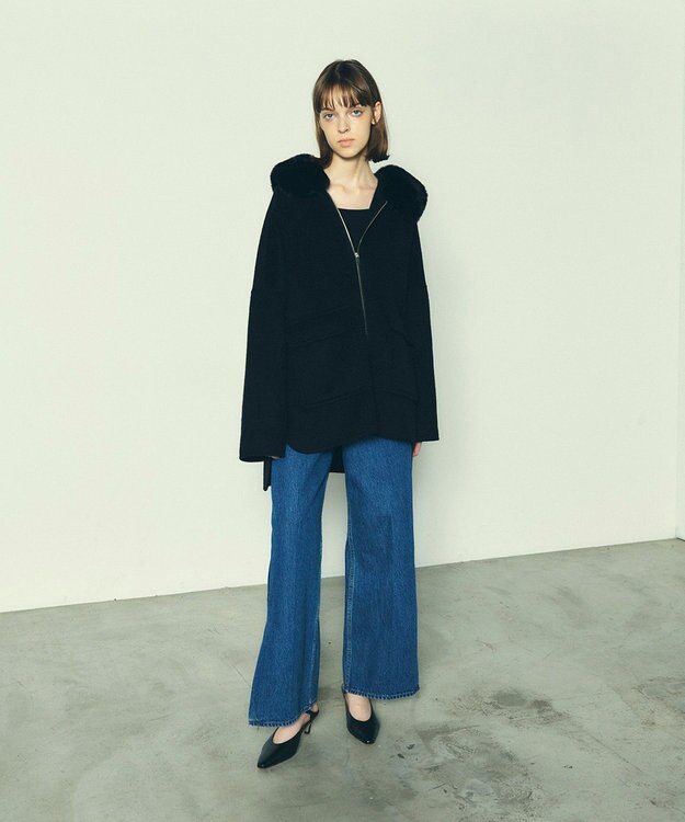 フードファーリバーポンチョ / GRACE CONTINENTAL | ファッション通販