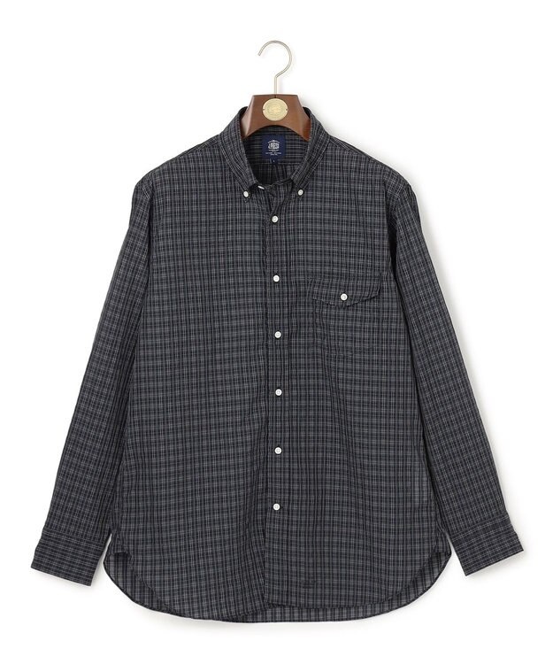J.PRESS MEN 【こだわりの逸品】シアージャカードチェック シャツ / B.D. ブラック系3