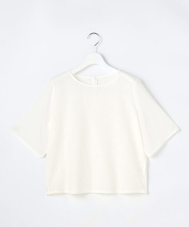 自由区 S テクスチャージャージーレーシー カットソー オフ