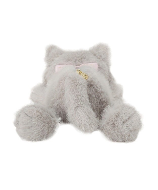 Maison de FLEUR ねこくたくたポーチ Light Gray