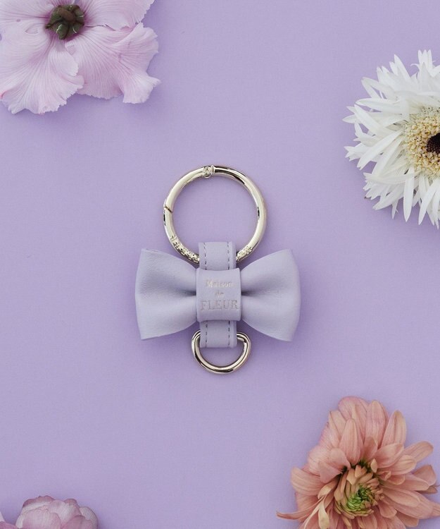 Maison de FLEUR リボンキーリング Lavender