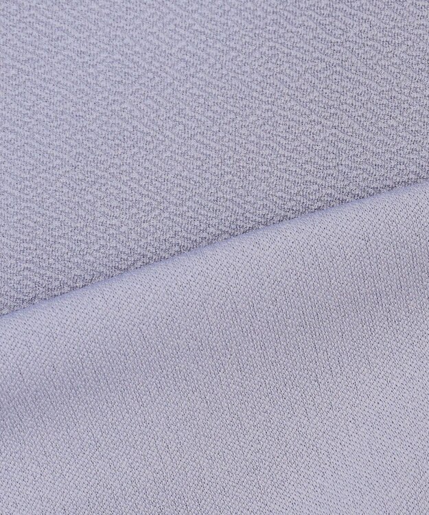 ANY L 【洗濯機可】ジャガード袖ねじりプルオーバー サックス