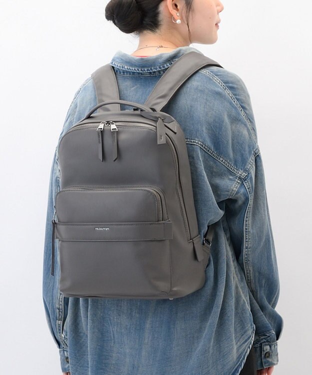 ACE BAGS & LUGGAGE W&.Day/Night ティルカ ラウンドリュック A4サイズ 14.0インチPC収納 19182 ダブルアンドデイナイト チャコールグレー