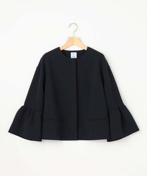 組曲 S 【KUMIKYOKU NAVY】コンフォータブルドレープ ジャケット ネイビー系