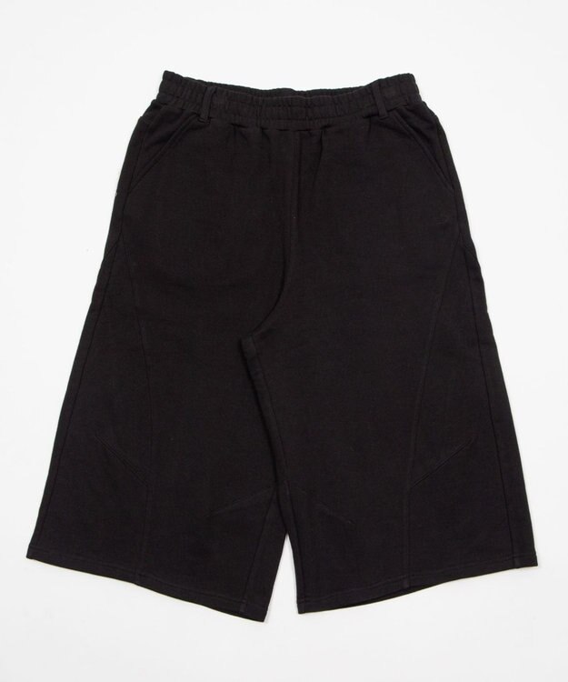 WEGO 【ウエストゴム】バルーンスウェットショーツ ブラック