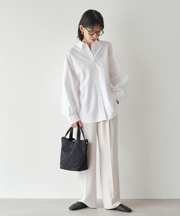 russet ナイロンジャガード2WAYミニトートバッグ(SF-260) Black/Navy