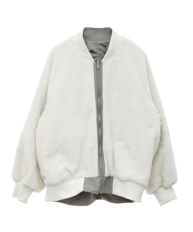 earth music&ecology リバーシブルMA-1 カーキ