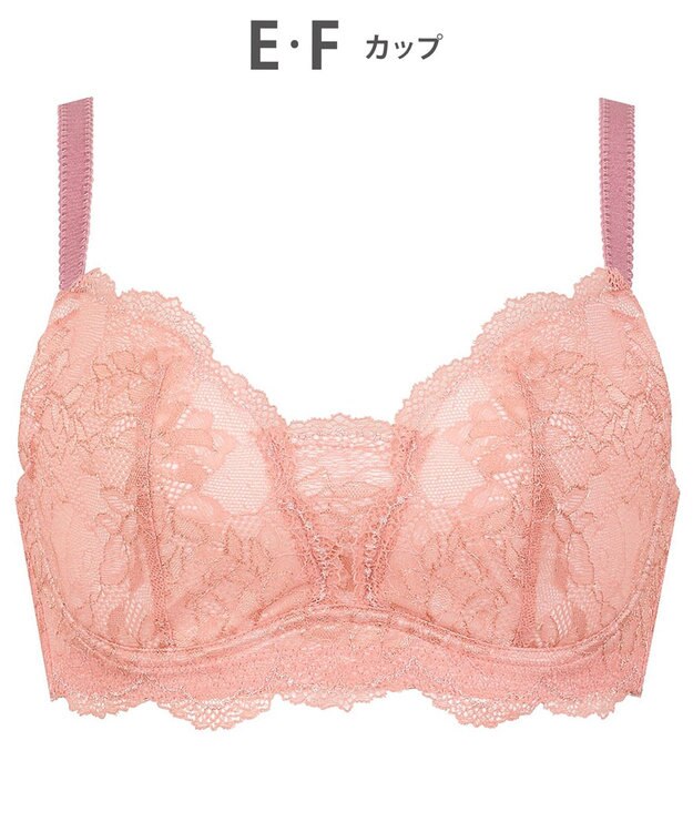 Wing Wing Lesiage 【1000シリーズ】 3/4カップブラ PB1001 ウイング／ワコール ピーチ