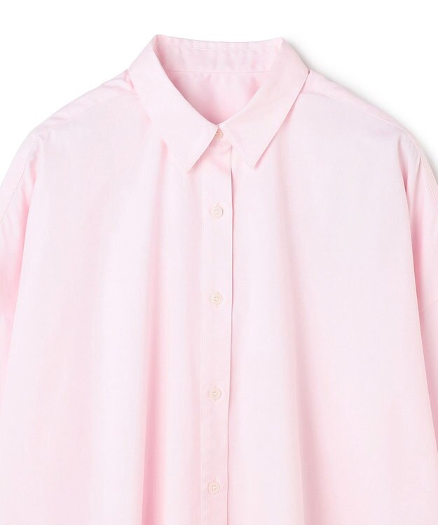 UNFILO 【WEB限定カラー】コットン オーバーシャツ ピンク
