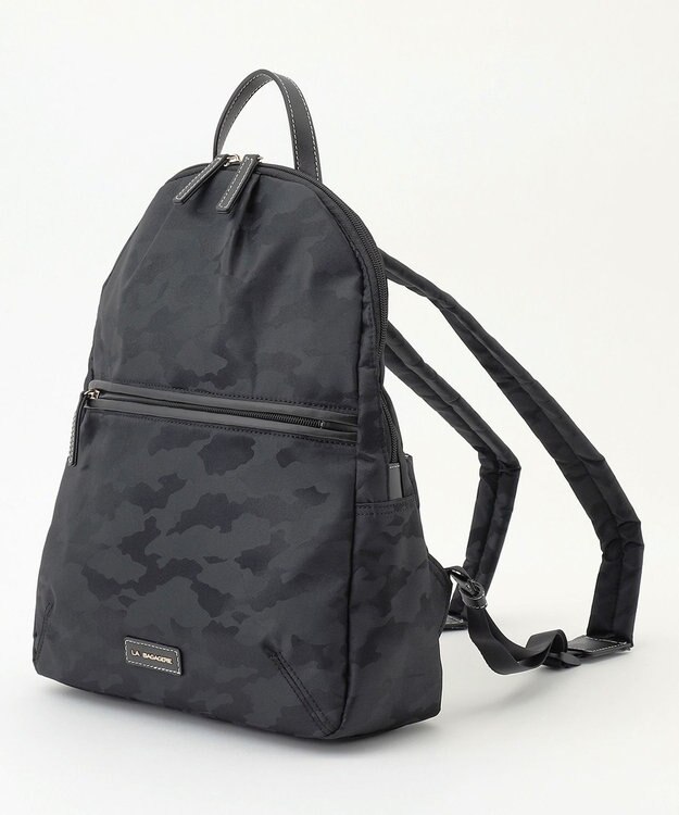 LA BAGAGERIE シャドージャカード リュックサック ブラック