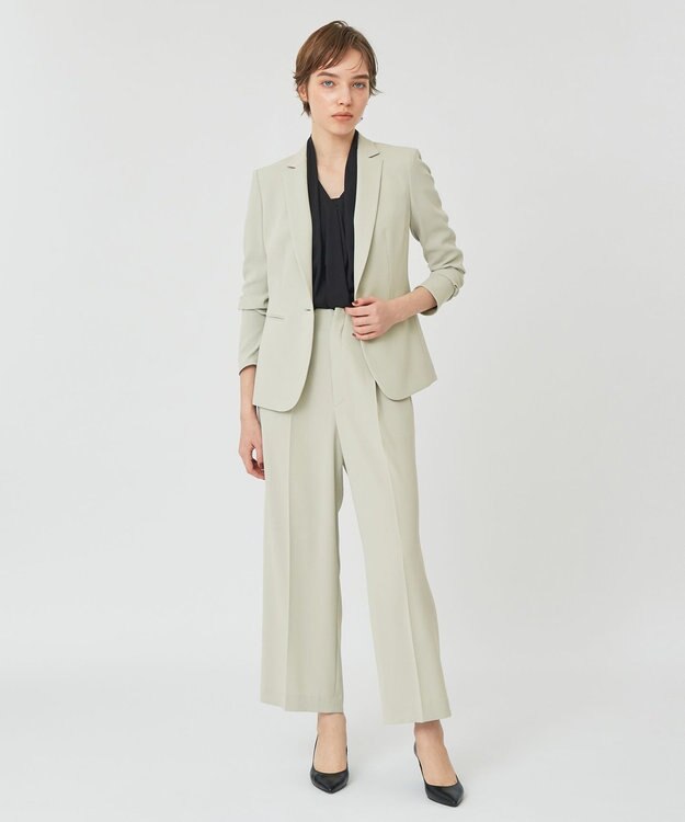 BEIGE， OLIVE / ロングスリーブブラウス Black