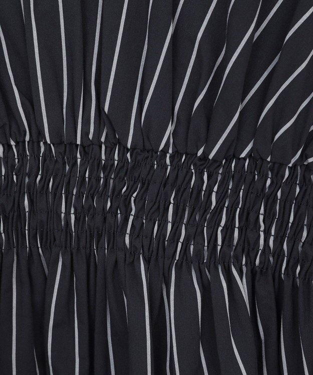 CRAFT STANDARD BOUTIQUE バックデザインレギュラーカラーシャツ Stripe Navy