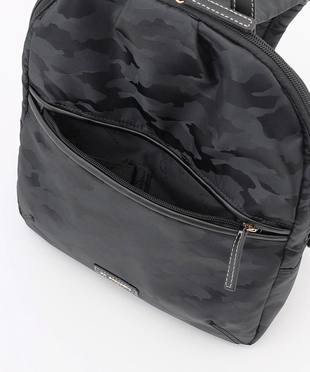 LA BAGAGERIE シャドージャカード リュックサック ブラック