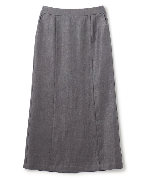 BEIGE， BURDOCK / Iラインスカート Slate