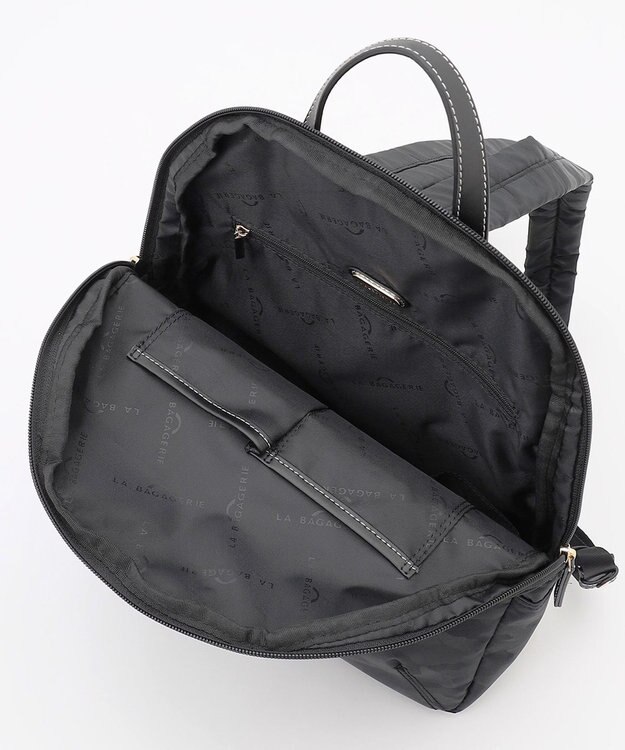 LA BAGAGERIE シャドージャカード リュックサック ブラック