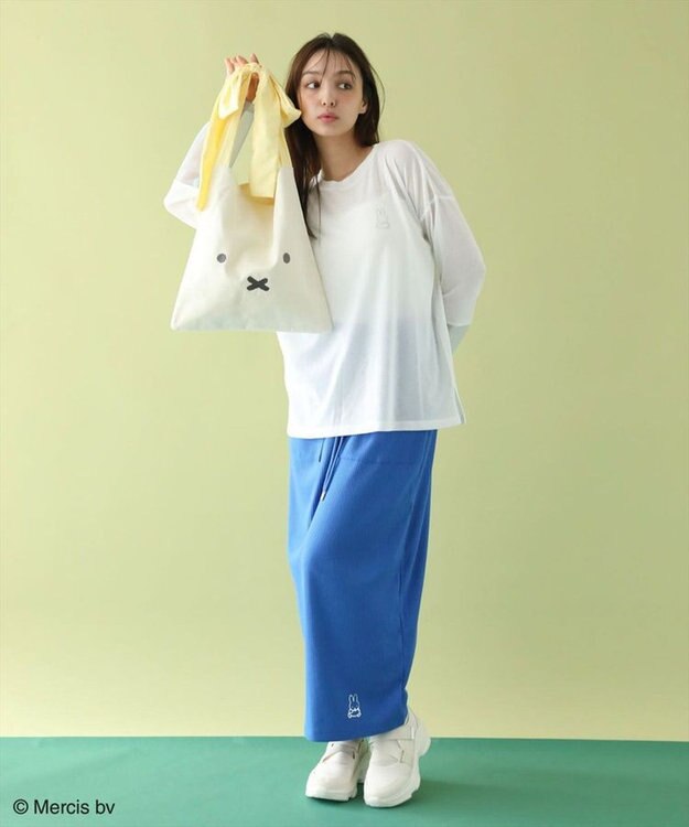 Green Parks Ｍｉｆｆｙ／袖配色シアーープルオーバー White