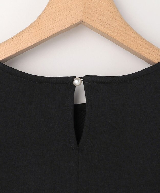 組曲 【先行予約】フレンチテリーレースコンビ カットソー ブラック系