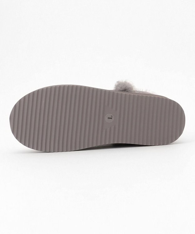 ANY SIS 【23.0~24.0cm】ボリュームソールフェイクムートン ブーツ ライトグレー