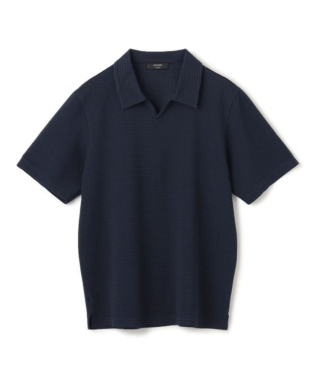 JOSEPH HOMME 【WEB限定】【オリジナル素材/シワになりにくい】ライトタックジャージー　スキッパー ネイビー系