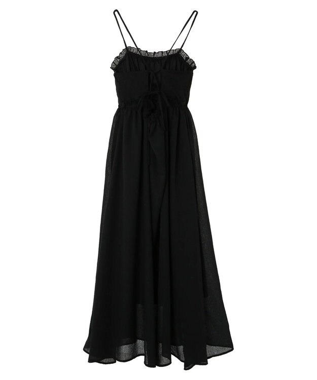 Green Parks ａ．バックオープンキャミワンピース Black