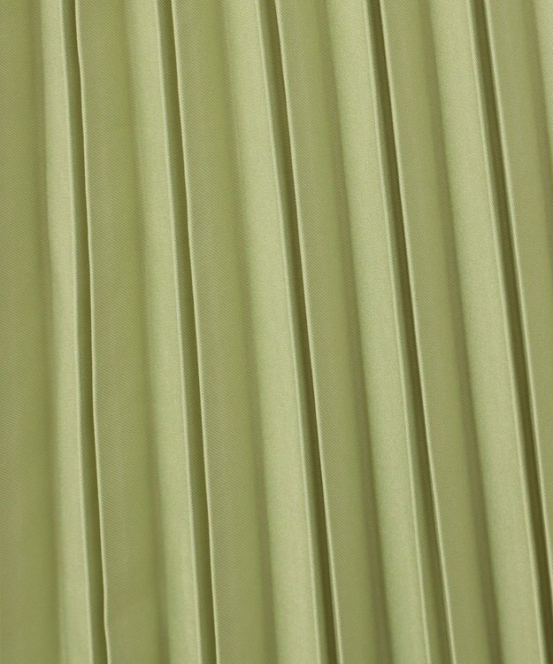 Green Parks 微光沢　プリーツスカート Mint