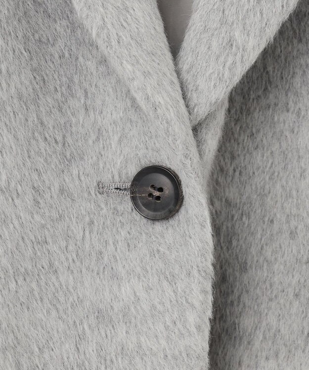 BEIGE， COURBE / アルパカ混テーラードジャケット L Gray