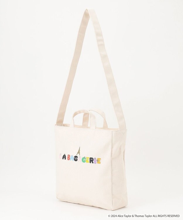 LA BAGAGERIE BARBAPAPA×LA BAGAGERIE   バーバパパコラボ　2WAYバッグ　M ナチュラル