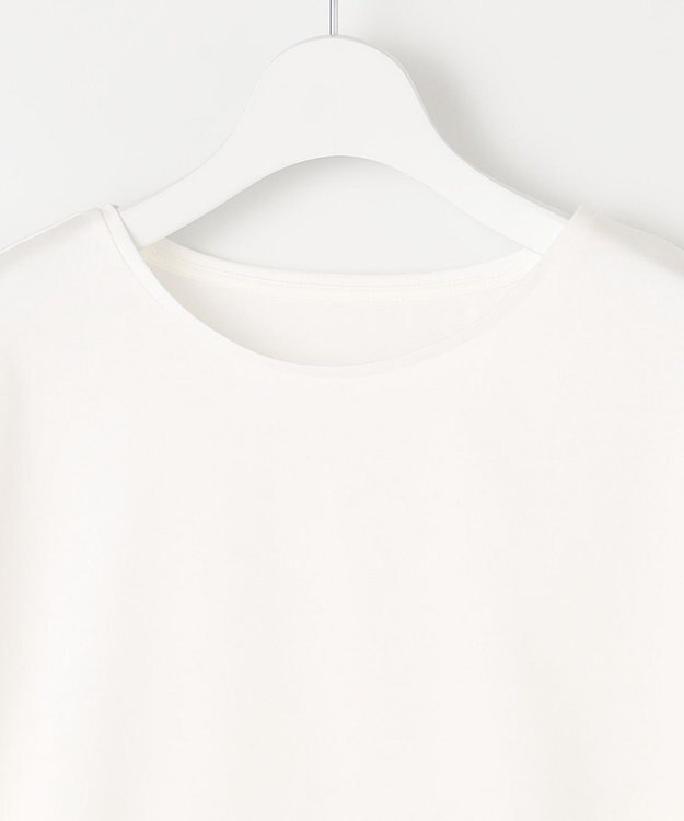 自由区 L 【洗える】ハイカウントインナー カットソー ホワイト系