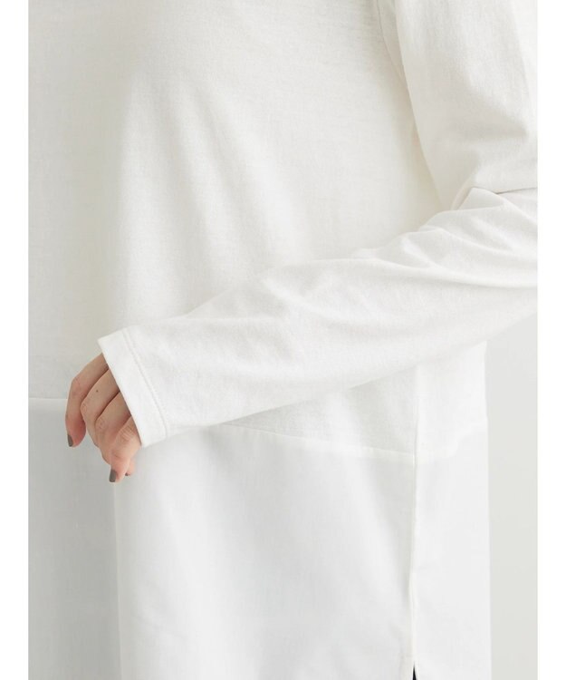 Green Parks 裾ドッキングホワイトインナー Off White