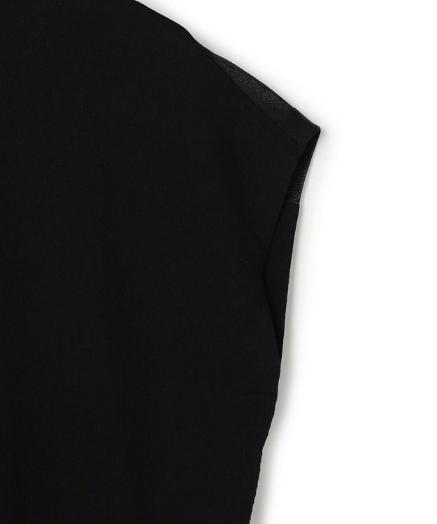 BEIGE， NADIA / シアーコンビ ストレッチニット Black